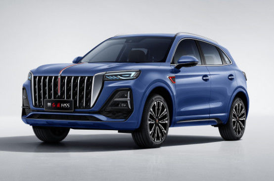 Blue Hongqi Vehículo deportivo de 185kw 5 asientos gasolina Hongqi Suv