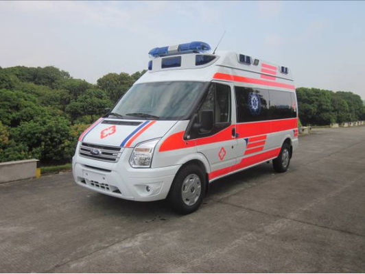 9 asientos Ford Transit ambulancia 6 asientos Medi Cal ambulancia delantera trasera 4×2