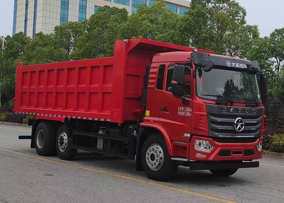 Camión de transporte de carga Dayun de auto descarga con tres ejes de tracción trasera diesel 3 plazas 8×2 transmisión manual 30 toneladas