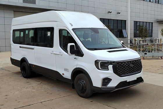 Un buen precio. Ford Transit 4x2 Autobús turístico Autobús de lujo de 10 a 18 asientos blanco en línea
