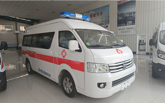 Un buen precio. Ambulancia de emergencia médica de Futian 4×2 8 asientos con motor trasero de gasolina en línea