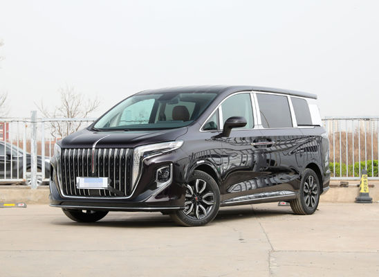 Un buen precio. Negro Hongqi 7 asientos minivan MPV de alta gama de lujo de la recepción de negocios coche en línea